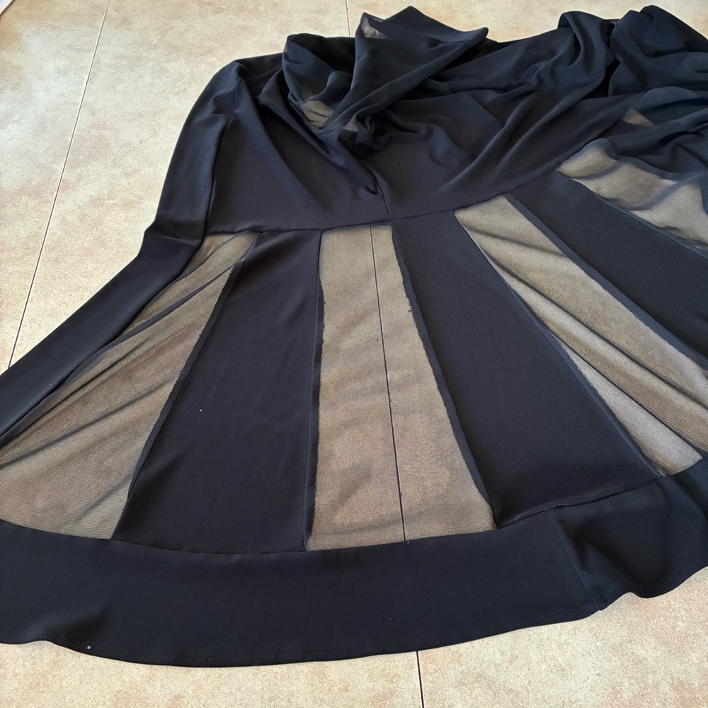 Joseph Ribkoff Black Mesh Cover Up - Picture 10 of 15
